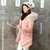 Mistletoe棉衣女中长韩版修身棉服加厚新款棉袄C1185B(紫色 XXL)第3张高清大图