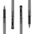 得力(deli)1.0mm加粗中性笔水笔签字笔 办公用品 黑色12支/盒 S34/S73(黑色2 盒装)第3张高清大图
