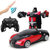 超大感应变形遥控汽车金刚机器人充电动无线遥控车儿童玩具车男孩(金色 一个机身一块电池)第3张高清大图