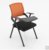 喜百灵XBL-HYY003会议椅培训椅带写字板带桌板折叠会议椅学生教室洽谈办公电脑椅(橙色靠背基础版)第4张高清大图