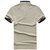 NIAN JEEP男士 大码短袖t恤 V领夏季男装条纹薄款半截袖3105(绿条 XXXL)第4张高清大图