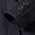 2018秋季新款中年男士夹克休闲立领薄款外套男装(黑灰色 195)第3张高清大图