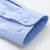 Romon/罗蒙纯棉男士衬衫时尚休闲2019新款格子长袖衬衣(蓝大格 195)第3张高清大图