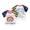 哈诺森男童短袖T恤纯棉夏装童装宝宝小童儿童1岁婴儿上衣女半袖(GR822000黄色 100cm)