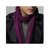 沉香木（Agalloch）FD12750双色真丝围巾（紫色）第13张高清大图