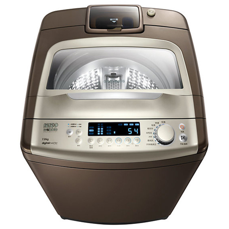 三星samsungxqb70n99isc7公斤变频波轮洗衣机棕色创新摇摇净技术