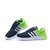 adidas/阿迪达斯 男女 NEO网面透气轻巧跑步鞋运动鞋(深蓝荧光绿 42)第2张高清大图
