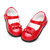 Belle/百丽1-3岁女童鞋17年夏季新款女童皮鞋婴童蝴蝶结魔术贴单鞋宝宝鞋学步鞋DE5832 CL(14.5码 红色)第5张高清大图