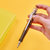 日本百乐/PILOT BL-G6 按动中性笔啫喱笔 /流线笔杆签字笔0.5MM 学生用考试专用黑笔水笔 办公书写签字笔(黑色 默认版本)第5张高清大图