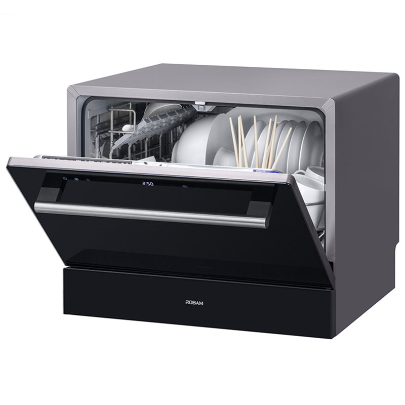 老板robamwqp6w703钢化玻璃台嵌式洗碗机