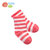 贝贝怡 婴儿袜子宝宝条纹袜柔软儿童棉袜新生儿袜3双装151P105(紫色/玫红/粉红 2-3岁)第2张高清大图