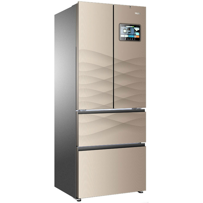 bcd-401wdeju1 香槟金色 智能大屏交互,大冷冻空间 多门冰箱