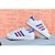 阿迪达斯男鞋贝壳头板鞋女鞋adidas三叶草金标SUPERSTAR休闲鞋 C77124(白蓝红)第3张高清大图