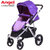 小天使婴儿推车高景观双向婴儿车避震手推车婴儿童推车 4930(紫色)第3张高清大图