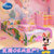 迪士尼Disney女孩公主床粉色儿童家具带护栏卡通家具1.5米小床(粉色 公主系列)第5张高清大图