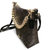 COACH 蔻驰 新款 女士PVC链条单肩包 手提包 水桶包  F45068 黑色(棕色)第2张高清大图
