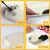 肠粉盘密胺塑料盘子长方形火锅盘子肠粉碟子专用小吃菜盘(如意7寸5个装)第4张高清大图