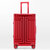 全铝镁合金拉杆箱万向轮24寸女男密码行李箱（10件/套）(全铝红色款 26寸)第3张高清大图