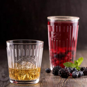 英国 Kilner玻璃杯水杯烈酒果汁饮料威士忌红酒杯子 复古系列水杯 真快乐厨空间(380ML)