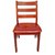 俊采云JCY-B14会议椅办公椅职员专用椅油漆四脚实木会议椅（单位：把）(红胡桃色)第3张高清大图