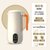 迷你破壁家用豆浆机小型预约无渣免滤全自动多功能保温单人料理机(360毫升粉红色触摸升级版)第5张高清大图
