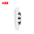 ABB开关插座面板套装德逸系列白色五孔插座86型二三极墙壁电源插座开关面板套餐合集(二位双控)第4张高清大图