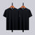 筑恒丰 男款 夏季经典纯色T恤95棉2件组合特惠装(黑黑 XXXL)第5张高清大图