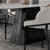 新飓轻奢岩板餐桌椅组合家用小户型长方形客厅吃饭桌子现代简约饭台公寓饭桌(1.6米岩板餐桌 默认)第5张高清大图