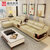 曲尚(Qushang)沙发大小户型客厅整装皮沙发简约现代真皮沙发皮艺沙发组合家具(双人位+单人位+贵妃位)第4张高清大图