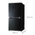 LG GR-D24FBGHL 671L 黑色 韩国原装进口 双门中门冰箱 变频压缩机 风冷无霜 双门中门触摸式家用冰箱第2张高清大图
