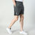 吉普盾  新款速干短裤休闲运动男式五分裤19810(灰色 4XL)第5张高清大图
