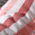 樵纪 全棉双边立体水洗定型枕头芯 1只(红粉条纹)第4张高清大图