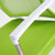 海琴办公家具 清新简约绿色家用电脑椅 办公椅子网布透气 可升降带轮子 弓形腿(绿色 弓形脚(钢制))第4张高清大图