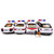 鸭小贱1：36合金车模型仿真警车儿童玩具车声音灯光回力汽车儿童玩具轿车0922(奥迪警车)第3张高清大图