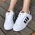 Adidas 阿迪达斯男女鞋三叶草情侣金标贝壳头superstar经典板鞋(CG6608（红色） 40)第2张高清大图