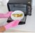厨房洗碗手套加厚款多功能硅胶洗碗刷家用清洁神器不沾油隔热防烫(紫色 一对)第4张高清大图