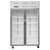 铭雪780升大二玻璃门厨房冰柜/保鲜冷藏冷冻冰柜/大型商用冰柜/餐厅冷柜(灰色)第2张高清大图