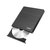 忆捷（EAGET） OD10外置type-c光驱刻录机 外接笔记本台式机移动光驱USB超薄通用 黑色(黑色)第4张高清大图