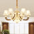 欧式吊灯大厅水晶灯美式灯具饭厅灯北欧客厅灯现代简约卧室餐厅灯(10加5个灯头 直径100厘米)第2张高清大图