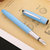 毕加索（PIMIO）916马拉加铱金笔8色可选土豪金钢笔1.0MM美工笔商务墨水笔礼盒(蓝色钢笔)第2张高清大图