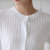 MISS LISA法式镂空冰丝空调开衫女短款 夏季薄款短袖针织开衫K16402(白色 S)第5张高清大图