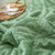 曼莱莎家纺 超柔a类针织棉裸睡天竺棉单人被可机洗水洗空调被家用双人夏凉被子(华夫格夏被-轻奢绿)第6张高清大图