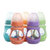 运智贝玻璃奶瓶婴儿宽口奶瓶母婴宝宝用品硅胶套葫芦奶瓶   150ML/240ML(蓝色 240ml)第2张高清大图