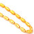 传世美钰 黄金项链 足金男士橄榄珠项链(约27.11)第4张高清大图
