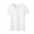 艾米恋冰感棉短袖t恤女夏季2021新款纯棉宽松上衣白色纯色体恤(白色 XXL)第3张高清大图