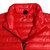 男子冬季户外运动休闲轻薄立领保暖羽绒服外套(红色 2XL)第5张高清大图