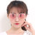 GOLDHUGO韩国超大全框太阳镜潮女猫眼墨镜炫彩反光偏光眼镜新款(黑框黑灰片)第5张高清大图