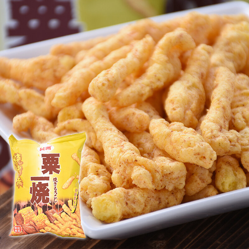 国美自营四洲烧烤味粟一烧香脆粟米条80g