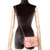 COACH 蔻驰 奢侈品 女士经典马车标桃粉色牛皮革单肩斜挎链条包C3296 IMSEL(黑色)第7张高清大图