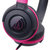 铁三角(audio-technica) ATH-S100 头戴式耳机 线控带麦 低音强劲 隔音好 黑粉色第4张高清大图